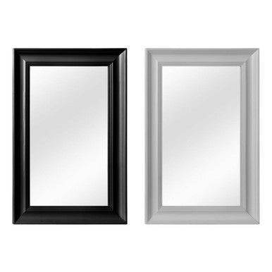 Matte Black Finish Wall Mirror