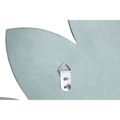 Sculptural Silver Wall Mirror