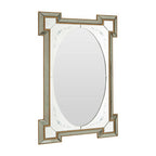 Antique Finish Rectangular Wall Mirror