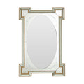 Antique Finish Rectangular Wall Mirror