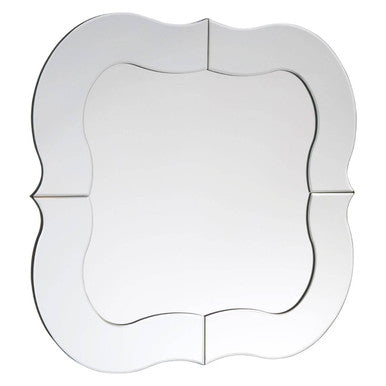 Silver Rounded Wall Mirror