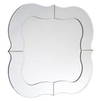 Silver Rounded Wall Mirror