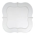 Silver Rounded Wall Mirror