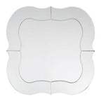 Silver Rounded Wall Mirror
