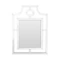 Cut Out Design Silver Wall Mirror