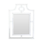 Cut Out Design Silver Wall Mirror