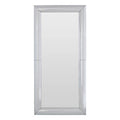 Thick Silver Frame Large Rectangular Wall Mirror