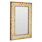 Distressed Patina Rectangular Wall Mirror