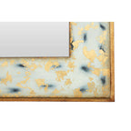 Distressed Patina Rectangular Wall Mirror