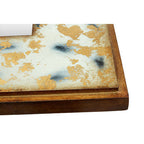 Distressed Patina Rectangular Wall Mirror
