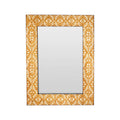Antique Gold Textured Wall Mirror