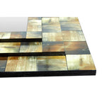 Layered Horn-Effect Wall Mirror