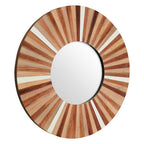 Natural Wood Wall Mirror