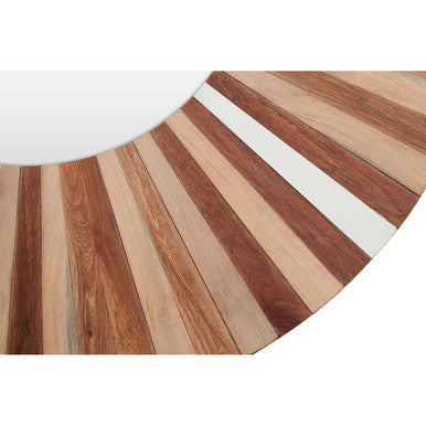 Natural Wood Wall Mirror