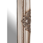 Baroque Rectangular Grey Wall Mirror