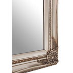 Baroque Rectangular Grey Wall Mirror