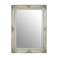 Baroque Rectangular Silver Wall Mirror