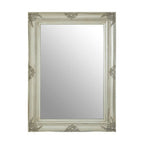 Baroque Rectangular Silver Wall Mirror