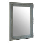Baroque Rectangular Antique Grey Wall Mirror