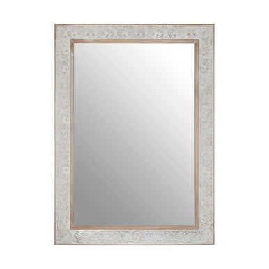 Antique Silver Rectangular Wall Mirror