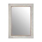 Antique Silver Rectangular Wall Mirror