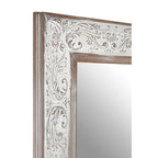 Antique Silver Rectangular Wall Mirror