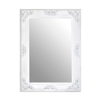 Baroque Antique White Wall Mirror