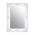 Baroque Antique White Wall Mirror