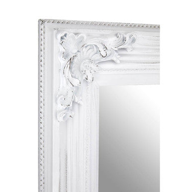 Baroque Antique White Wall Mirror