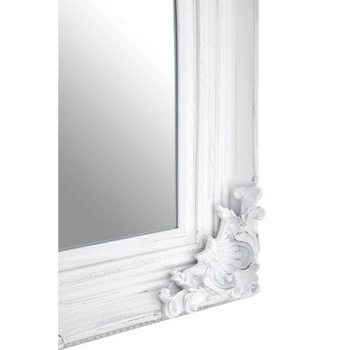 Baroque Antique White Wall Mirror