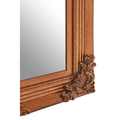 Baroque Rectangle Gold Wall Mirror
