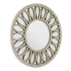Carved Flower Wall Mirror