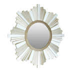Layered Metallic Wall Mirror