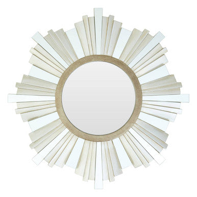 Layered Metallic Wall Mirror