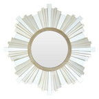 Layered Metallic Wall Mirror