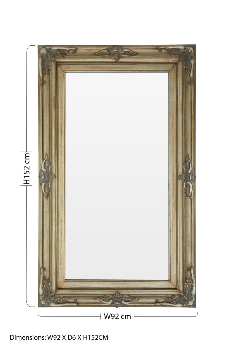 Wood Frame Wall Mirror