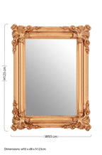 Gold Frame Wall Mirror