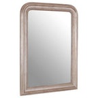 Silver Wood Wall Mirror