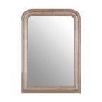 Silver Wood Wall Mirror