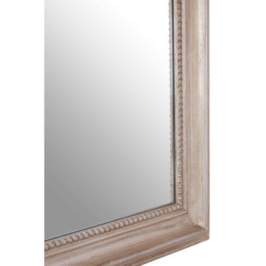 Silver Wood Wall Mirror