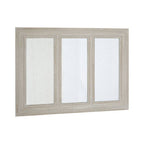 3 Panel Wall Mirror with Ash Wood Frame