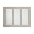 3 Panel Wall Mirror with Ash Wood Frame