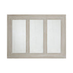 3 Panel Wall Mirror with Ash Wood Frame