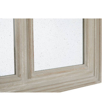 3 Panel Wall Mirror with Ash Wood Frame