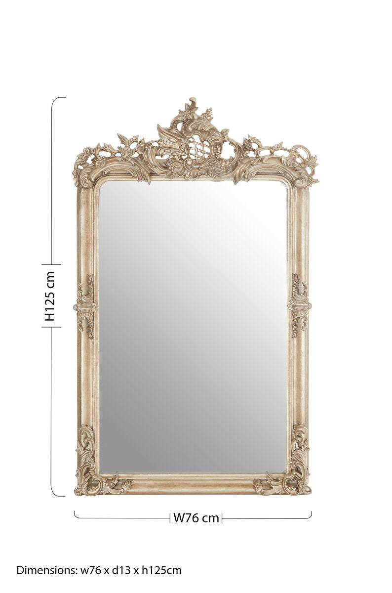 Statement Silver Wall Mirror