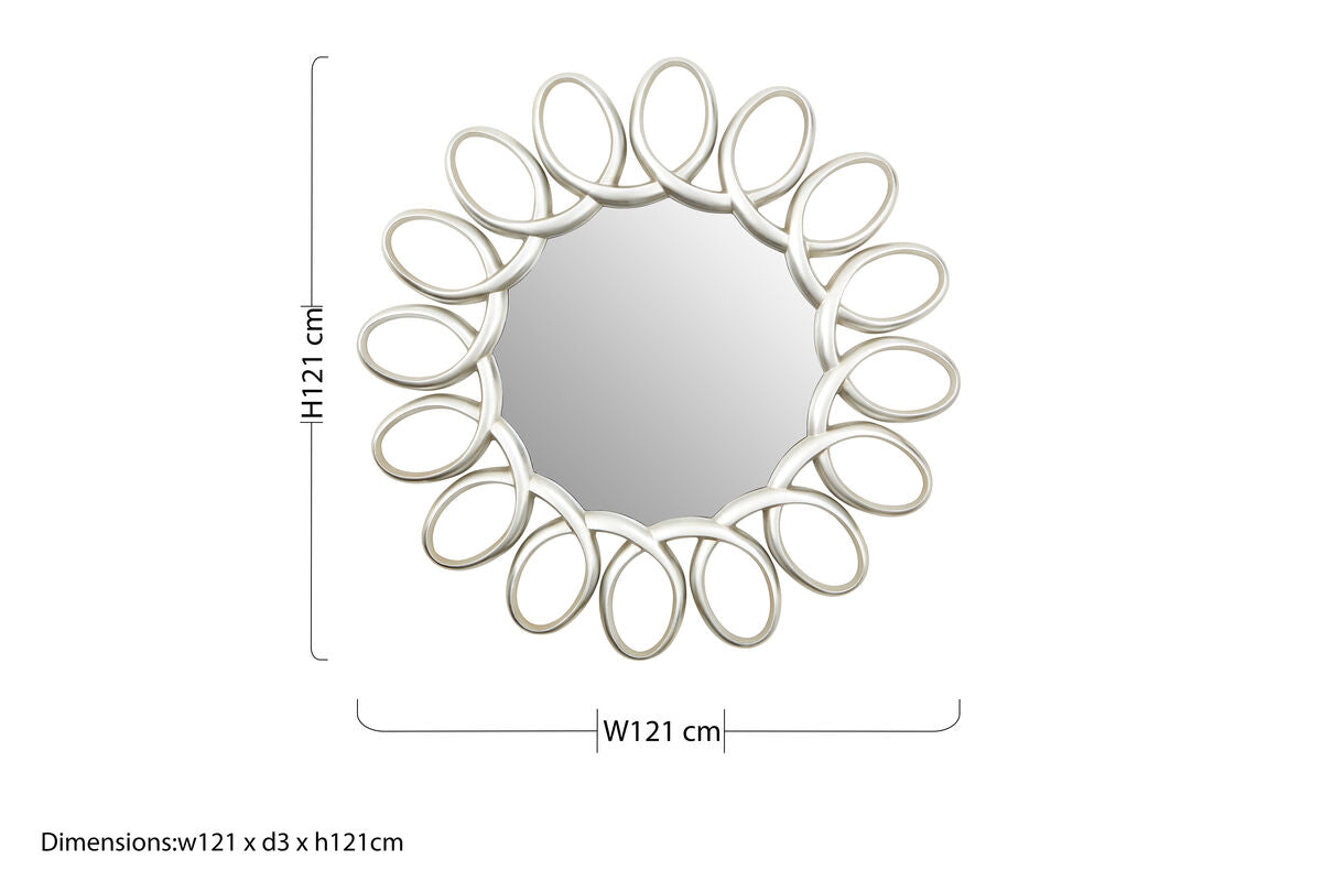 Petal Ring Wall Mirror
