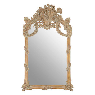 Tall Floral Wall Mirror