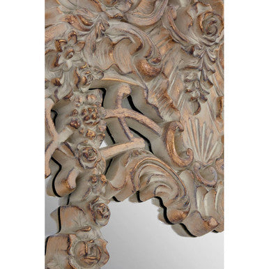 Tall Floral Wall Mirror