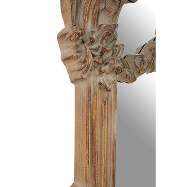 Tall Floral Wall Mirror