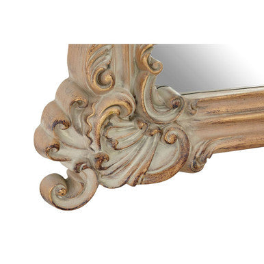 Tall Floral Wall Mirror